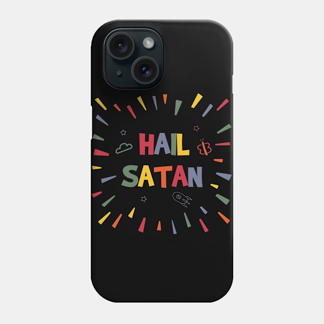 Hail Satan Phone Case by Jadderman