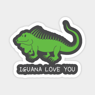 Iguana Love You Magnet