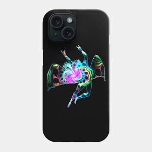 HEAVY METAL ANGEL - psychedelic 60's Phone Case