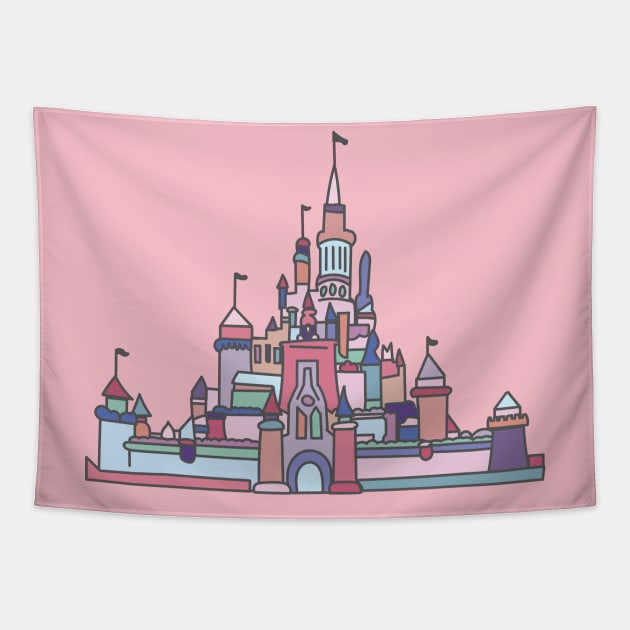 CASTLE Tapestry by courtneylgraben