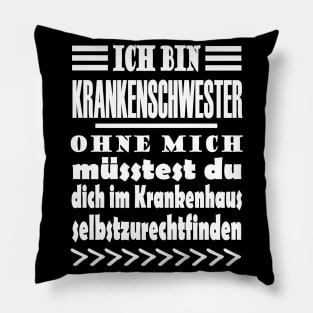 Krankenschwester Krankenhaus Pflege Geschenk Pillow