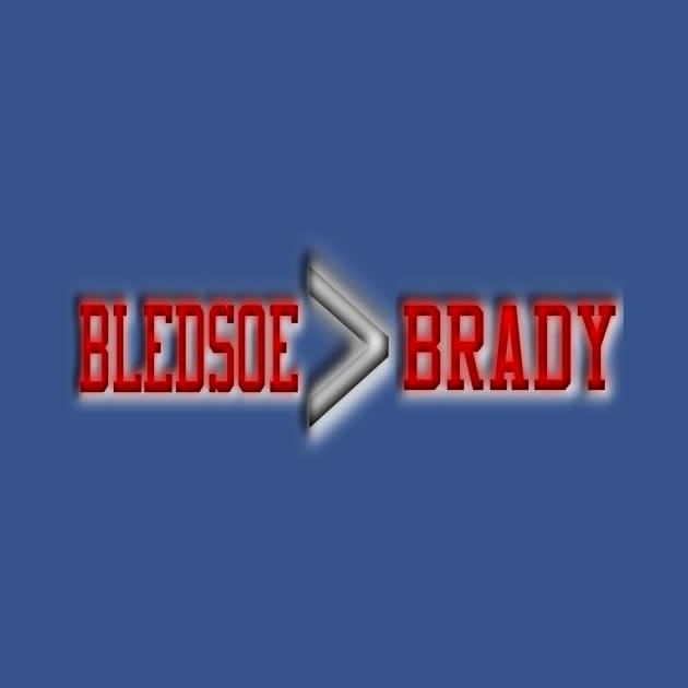 Bledsoe is better than Brady by Retro Sports