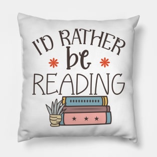 Reading Escape: Cozy Bookish Sticker Pillow