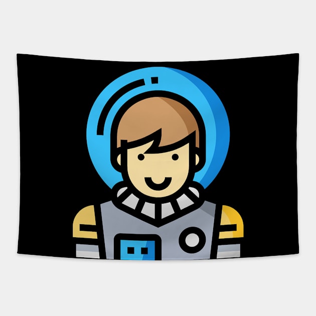 spaceman Tapestry by Pavlushkaaa