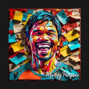 Manny Pacquiao // Paper Art T-Shirt