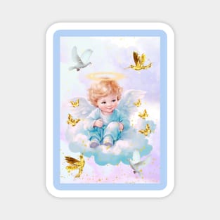 Cute Baby Angel Magnet