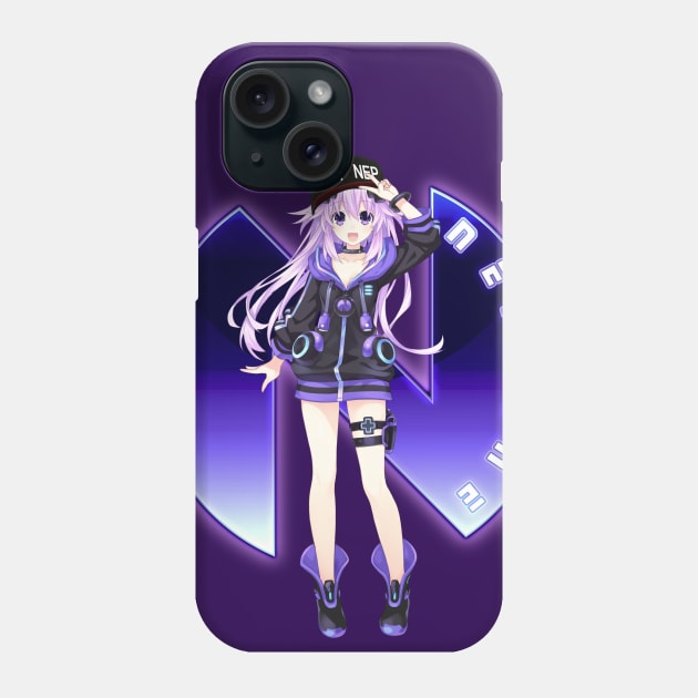 Hyperdimension Top Neptune adult Phone Case by Otakuteland