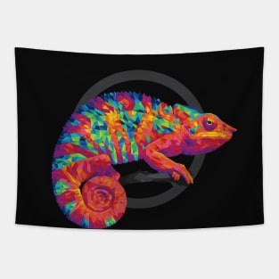 Geo Chameleon Tapestry