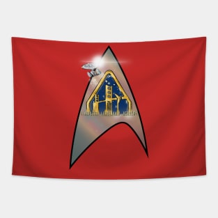 Starfleet Leadership Academy Delta Shield Tapestry