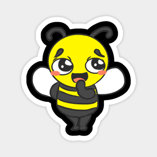 Bumblebee for fat Funny gift bee love for animals Magnet