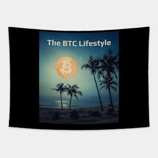 Bitcoin lifestyle BTY Crypto Moon cryptocurrency Tapestry