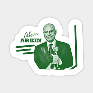 Alan Arkin-greensolid style Magnet