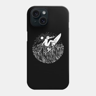 Tide surfer Phone Case