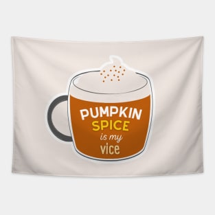 Pumpkin Spice is my Vice Tapestry