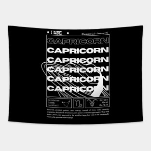 Capricorn Zodiac sign Tapestry