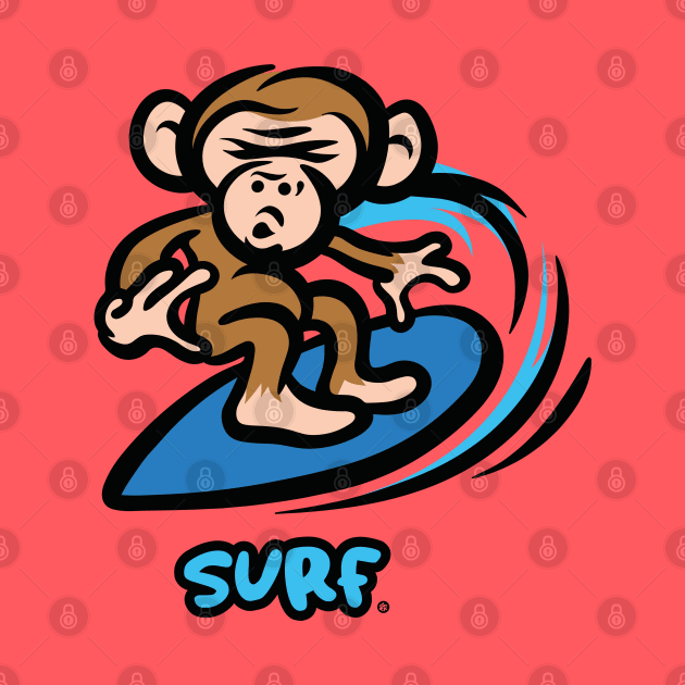 Surf Monkey by Yurko_shop