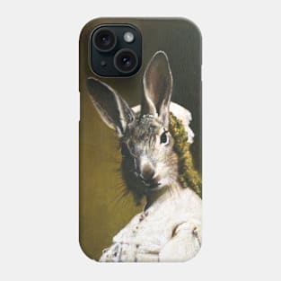 Rabbit Woman In White Phone Case