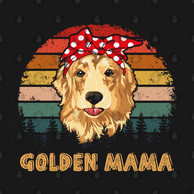 Golden Retriever Mama by Happy Shirt
