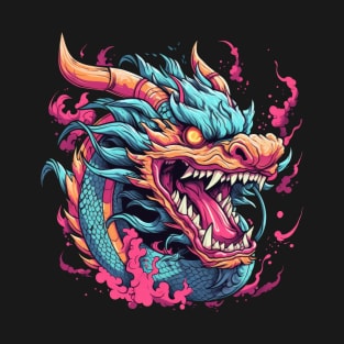 Drache mystisch Lindwurm Monster Ungeheuer Biest T-Shirt