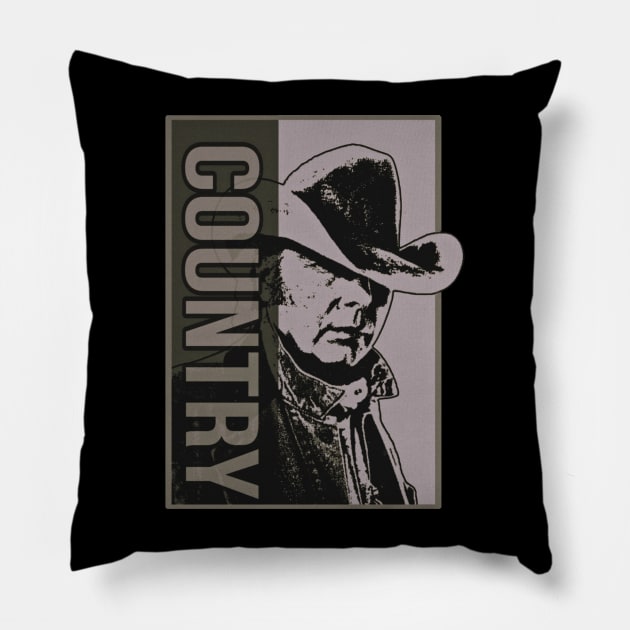 Dwight Yoakama - Country Pillow by Olvera_Nattie