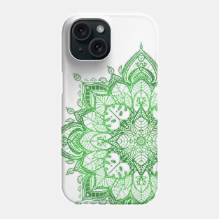 Leafy Mandala Phone Case