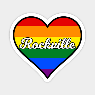 Rockville Maryland Gay Pride Heart Magnet