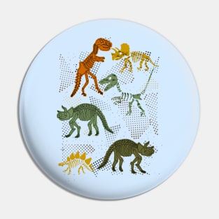 Dinosaur skeletons archeological Pin