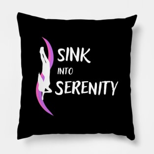 Sink into Serenity | Freediving | Freediver | Ocean lover | Diver | Apnea Pillow