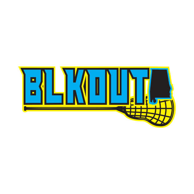 BLKOUT Lacrosse by Wright Art