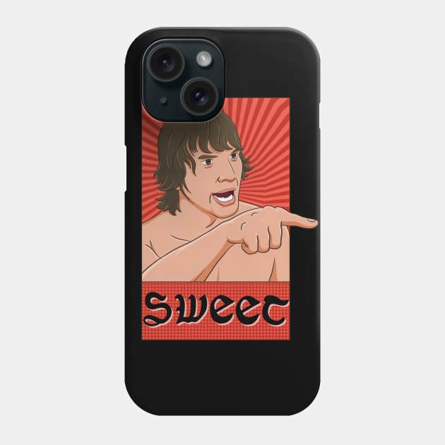 Angry Tattoo Dude 2 Phone Case by sk8rDan