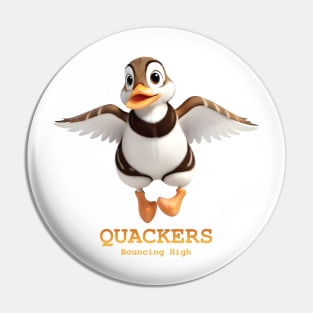 Quackers Bouncing High Pin