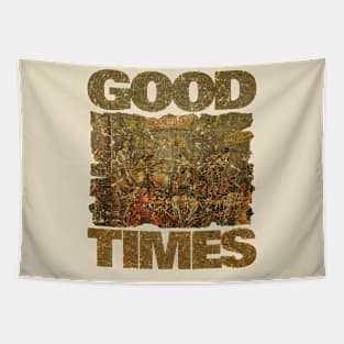 RETRO VINTAGE GOOD TIMES DONALD BIRD Tapestry