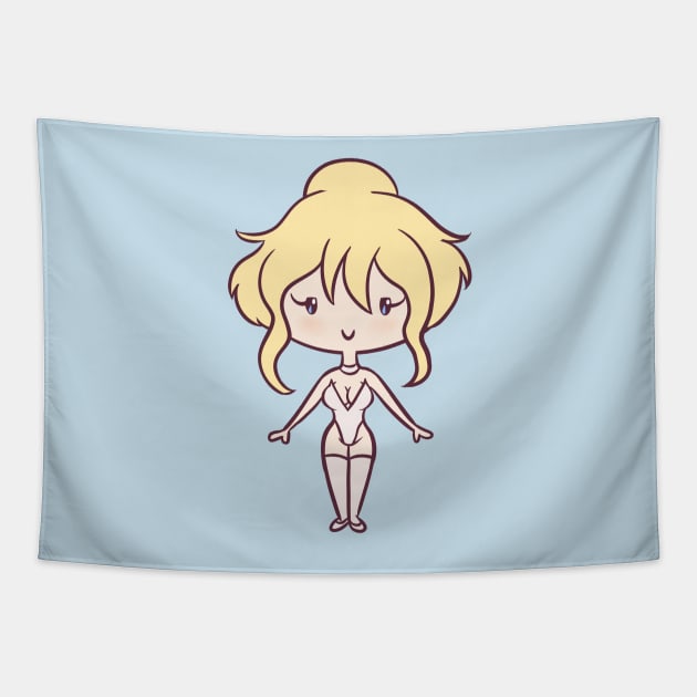 Holli Would - Lil' CutiE Tapestry by Ellador