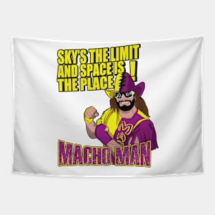 Macho Man ' sky's the limit and space is the place' Tapestry