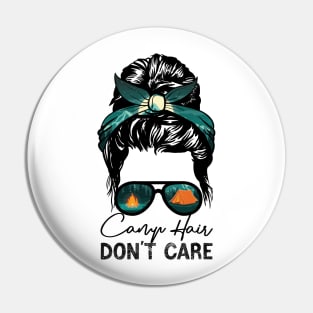 Camp Hair Don't Care Womens Camper Camping Messy Bun Hair Pin