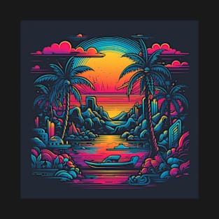 Sunset Paradise - Romantic Summer Holiday T-Shirt