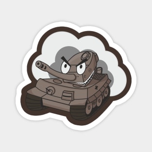 Cartoon German tank Panzer 6 " Tiger" Magnet