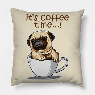 Coffee Time Pillow