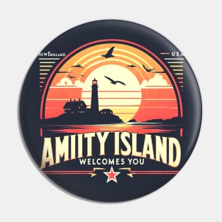 Amity Island Pin