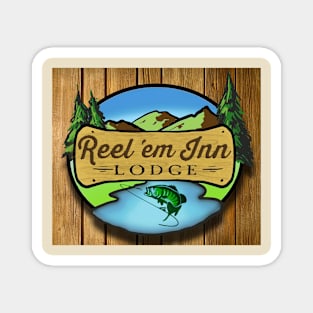 Reel 'Em Inn Lodge Magnet