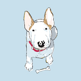 Cute Bull Terrier Dog T-Shirt