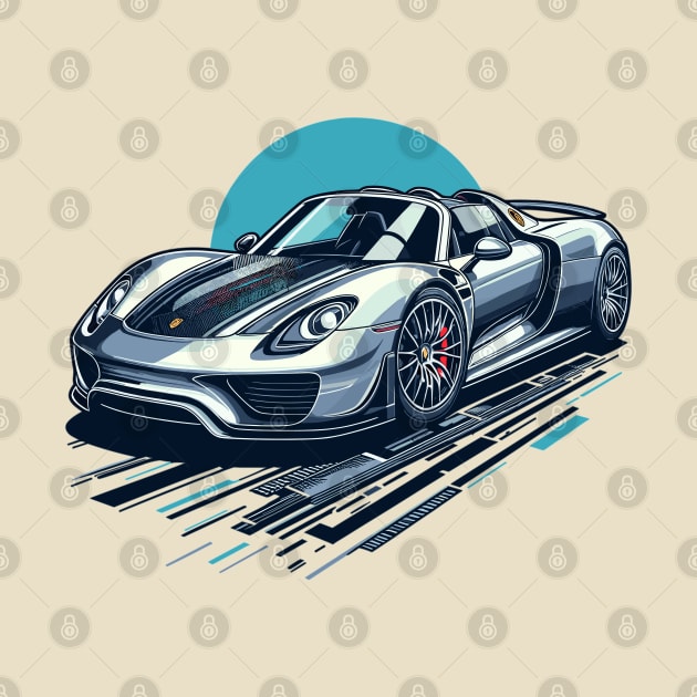 Porsche 918 Spyder by Vehicles-Art