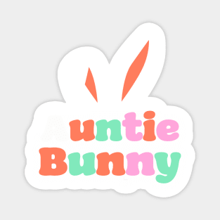 'Auntie Bunny' T-Shirt Magnet