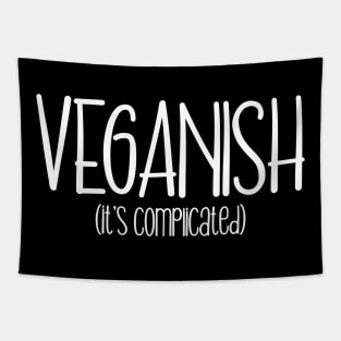 Veganish it's complicated Tapestry