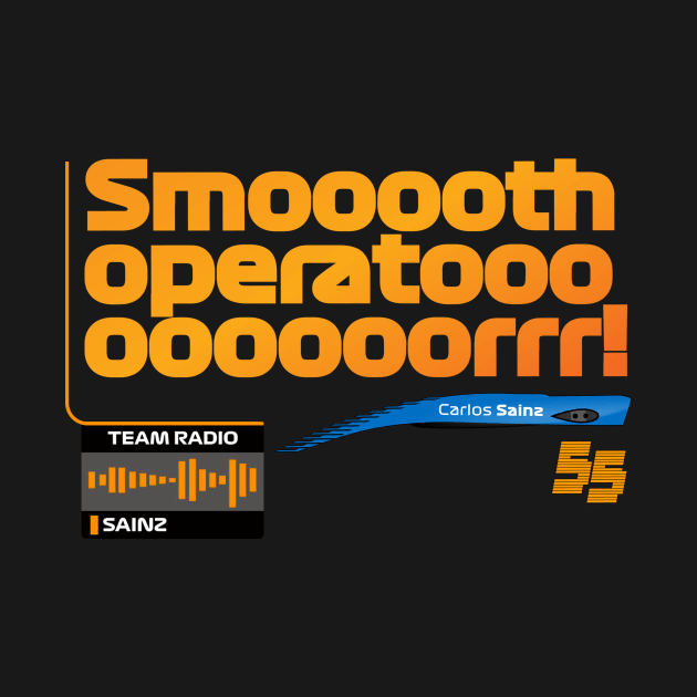 Carlos Sainz Smooth Operator by Rflectionart