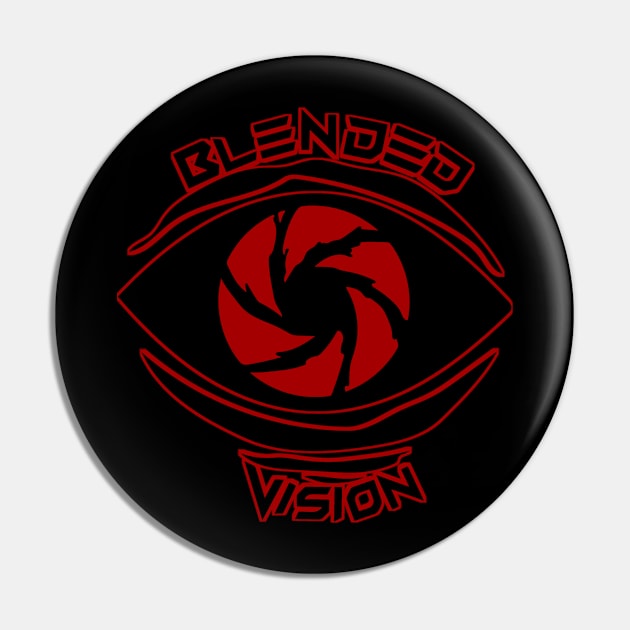 Blended Vision Logo Pin by Horror School Customs