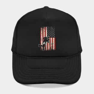 USA Flag Hockey Player Hat