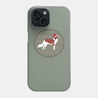 Christmas Card Kooiker Dog Phone Case