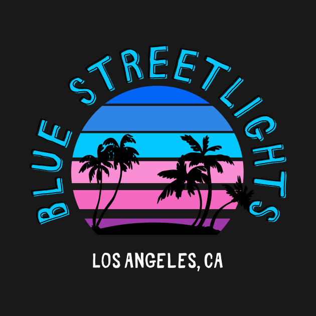 Blue Streetlights Band Logo by Annie Jakes Novel Merch