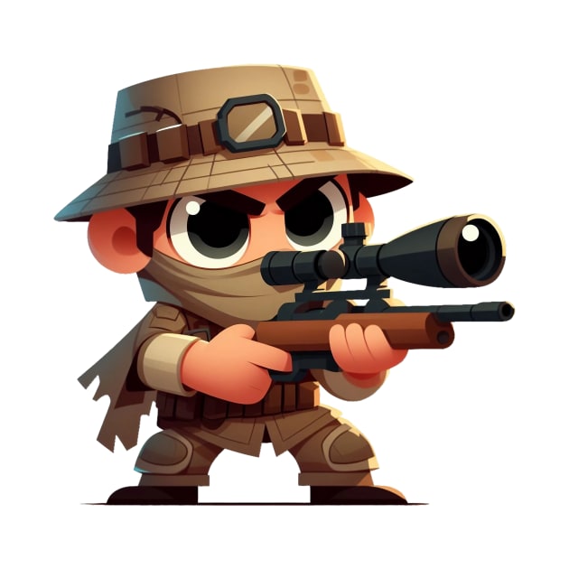 Cute Sniper Soldier by Dmytro